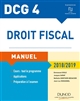 DCG 4 : droit fiscal : manuel : 2018/2019