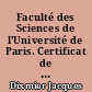 Faculté des Sciences de l'Université de Paris. Certificat de mathématiques : 1 : Algèbre : Chapitres 5 - 6, ... Notes prises au cours