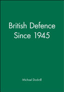 British defence since 1945