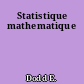 Statistique mathematique