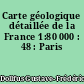 Carte géologique détaillée de la France 1:80 000 : 48 : Paris