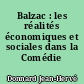 Balzac : les réalités économiques et sociales dans la Comédie humaine