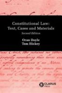 Constitutional law : text, cases and materials