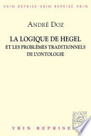 La Logique de Hegel et les problèmes traditionnels de l'ontologie