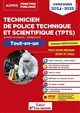 Technicien de police technique et scientifique (TPTS) : externe, interne, catégorie B : Tout-en-un