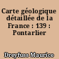 Carte géologique détaillée de la France : 139 : Pontarlier