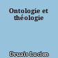 Ontologie et théologie