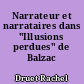 Narrateur et narrataires dans "Illusions perdues" de Balzac