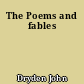 The Poems and fables