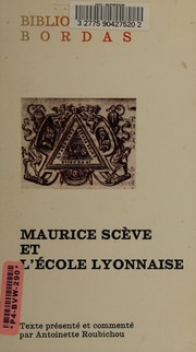 Maurice Scève et l'école lyonnaise