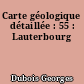 Carte géologique détaillée : 55 : Lauterbourg