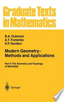 Modern geometry, methods and applications : Part II : The Geometry and topology of manifolds