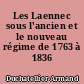 Les Laennec sous l'ancien et le nouveau régime de 1763 à 1836