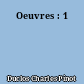 Oeuvres : 1
