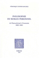 Philosophie du roman personnel : de Chateaubriand à Fromentin, 1802-1863
