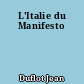 L'Italie du Manifesto
