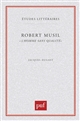 Robert Musil, "L'Homme sans qualités"