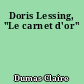 Doris Lessing, "Le carnet d'or"