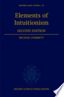 Elements of intuitionism