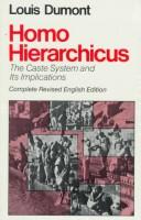 Homo hierarchicus : the caste system and its implications