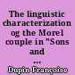 The linguistic characterization og the Morel couple in "Sons and lovers", a novel by D. H. Lawrence