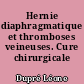 Hernie diaphragmatique et thromboses veineuses. Cure chirurgicale