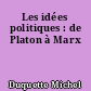Les idées politiques : de Platon à Marx
