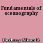 Fundamentals of oceanography