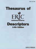 Thesaurus of ERIC descriptors