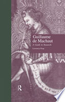 Guillaume de Machaut : a guide ro research