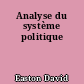 Analyse du système politique