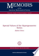 Special values of the hypergeometric series