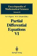Partial differential equations : VI : Elliptic and parabolic operators