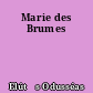Marie des Brumes