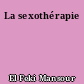 La sexothérapie