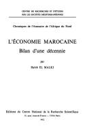 L'Économie marocaine : bilan d'une décennie : [1970-1980]