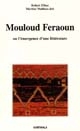 Mouloud Feraoun ou l'émergence d'une littérature