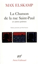 La Chanson de la rue Saint-Paul : Chansons d'Amures : Les Délectations moroses : Aegri somnia