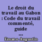 Le droit du travail au Gabon : Code du travail commenté, guide pratique, principaux textes