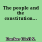 The people and the constitution...