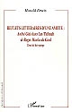 Reflets littéraires d'une amitié : André Gide dans "Les Thibault" de Roger Martin du Gard : essai de décryptage