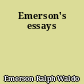 Emerson's essays