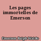 Les pages immortelles de Emerson