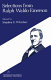 Selections from Ralph Waldo Emerson : an organic anthology