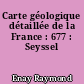 Carte géologique détaillée de la France : 677 : Seyssel