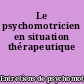 Le psychomotricien en situation thérapeutique