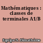 Mathématiques : classes de terminales A1/B