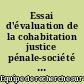 Essai d'évaluation de la cohabitation justice pénale-société civile dans le cadre du milieu ouvert en Languedoc-Roussillon : rapport final