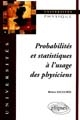 Probabilités et statistiques à l'usage des physiciens