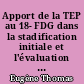 Apport de la TEP au 18- FDG dans la stadification initiale et l'évaluation précoce de la réponse thérapeutique des rhabdomyosarcomes de l'enfant